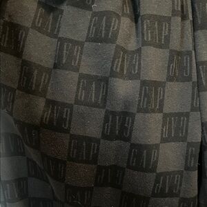GAP Dark Checkered Pattern joggers